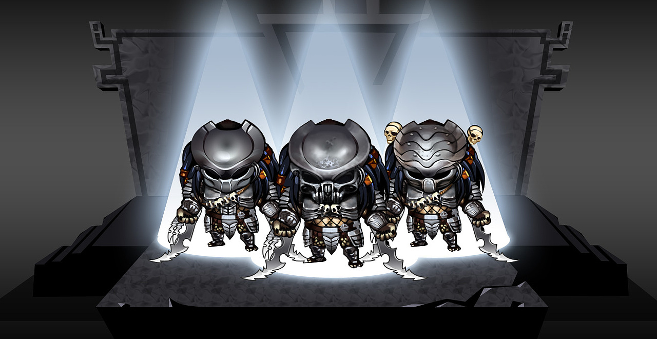 最近画的几个铁血战士同人