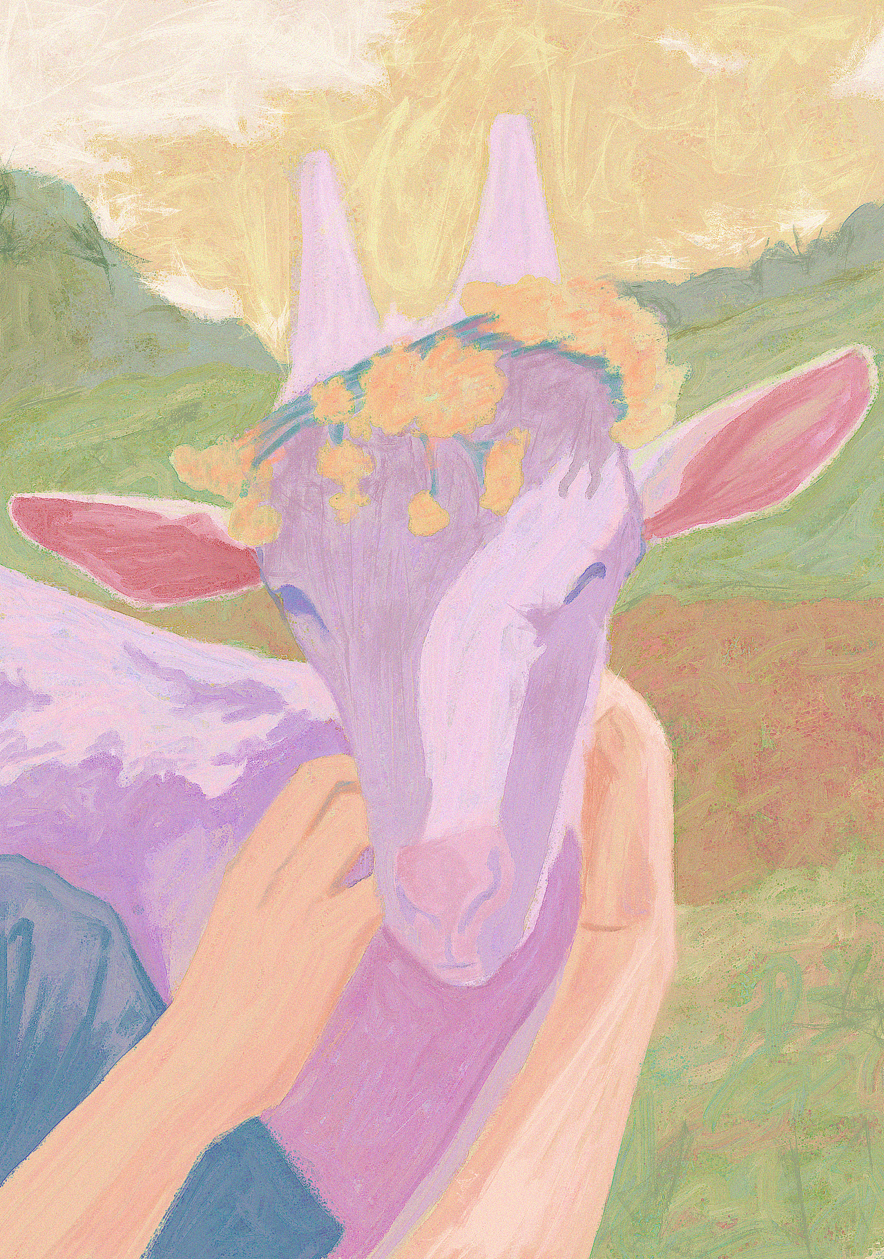 色彩绘画｜羊（图ZMzI3Njg1NDU2） - 创作习作 - 站酷设计师一朵咸云原创素材 - 站酷ZCOOL