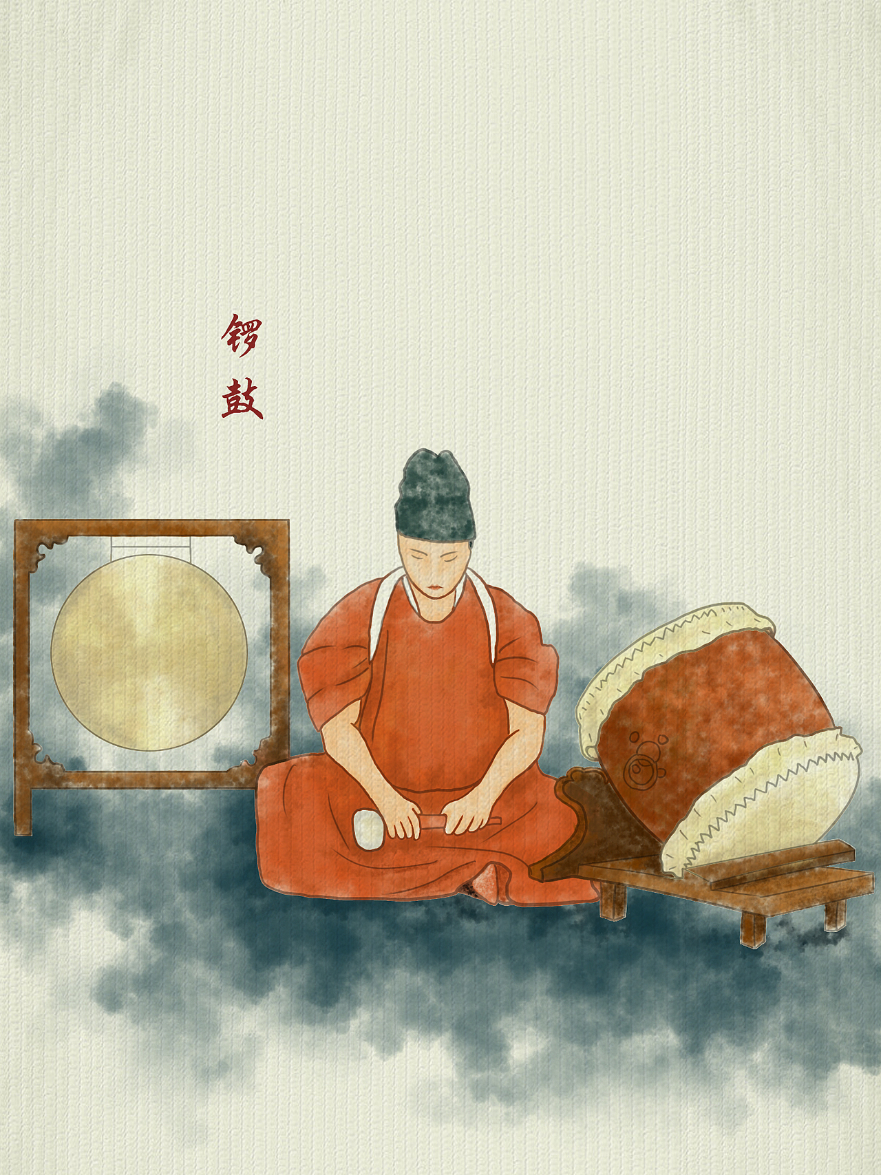 七子之歌之古乐器（图ZMjAzMTg1MTQ4） - 艺术插画 - 站酷设计师是杨漂亮呀原创素材 - 站酷ZCOOL