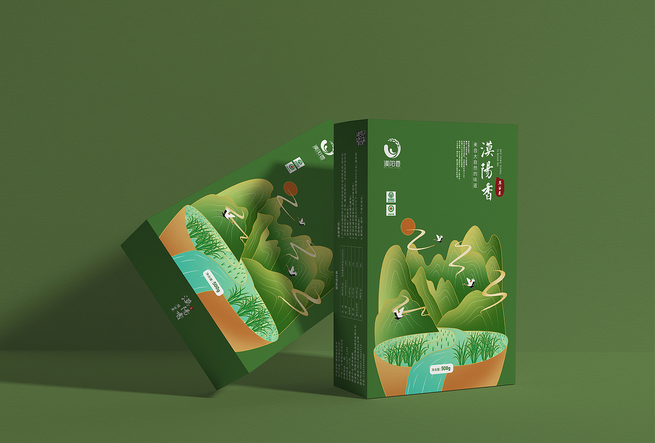 漠阳香大米品牌设计（图ZMjM5MzU5Mjg0） - 品牌 - 站酷设计师xiao婉子原创素材 - 站酷ZCOOL