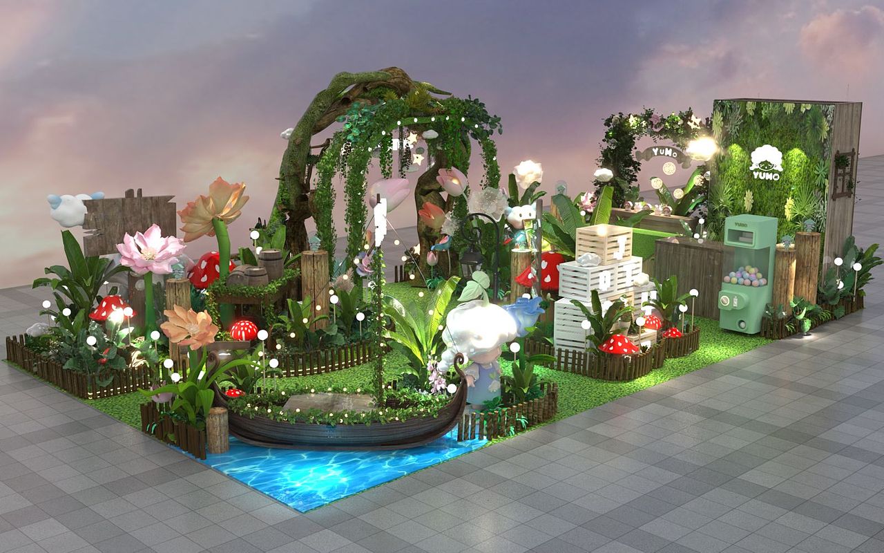 深圳yumo展-森系美陈（图ZMzIzNTQ5NDU2） - 场景 - 站酷设计师Davina苏原创素材 - 站酷ZCOOL