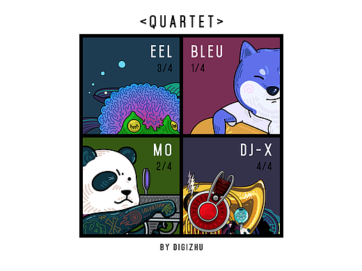 QUATET 4／4 NFT