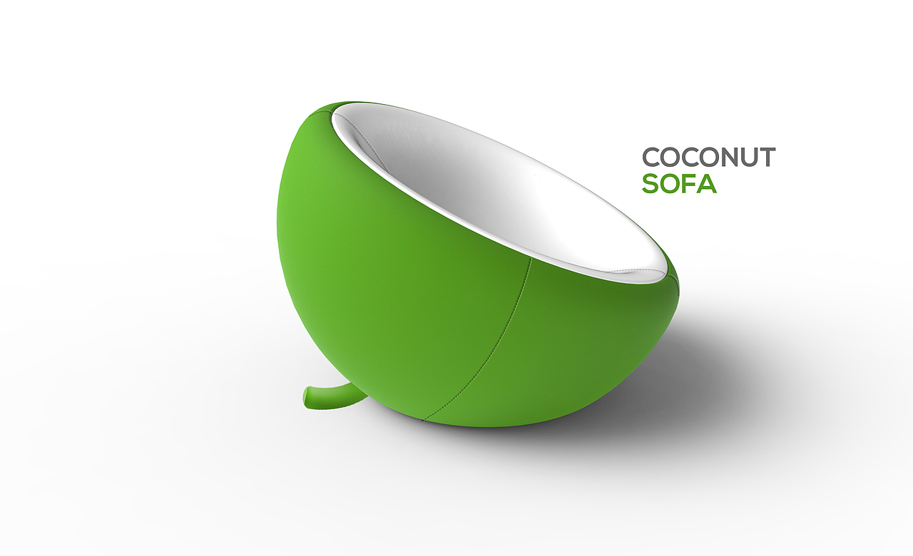 coconut sofa（图ZNTM0NDUzMzI=） - 生活用品 - 站酷设计师yulydesign原创素材 - 站酷ZCOOL