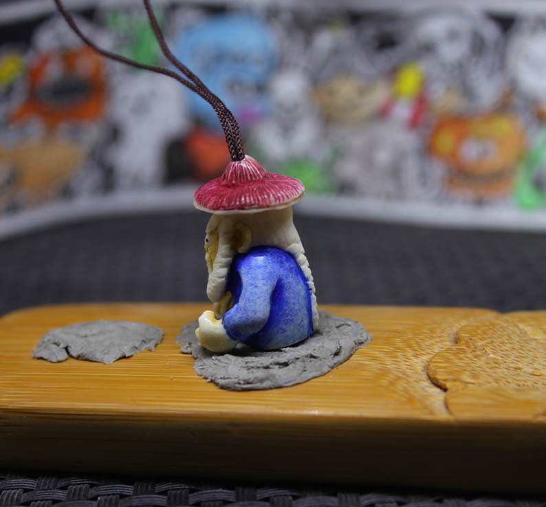 鹿角根付作品 豹子头全都要