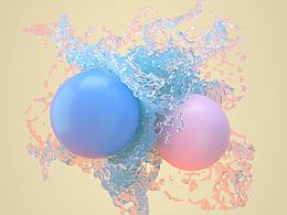 C4D水纹建模OC渲染练习