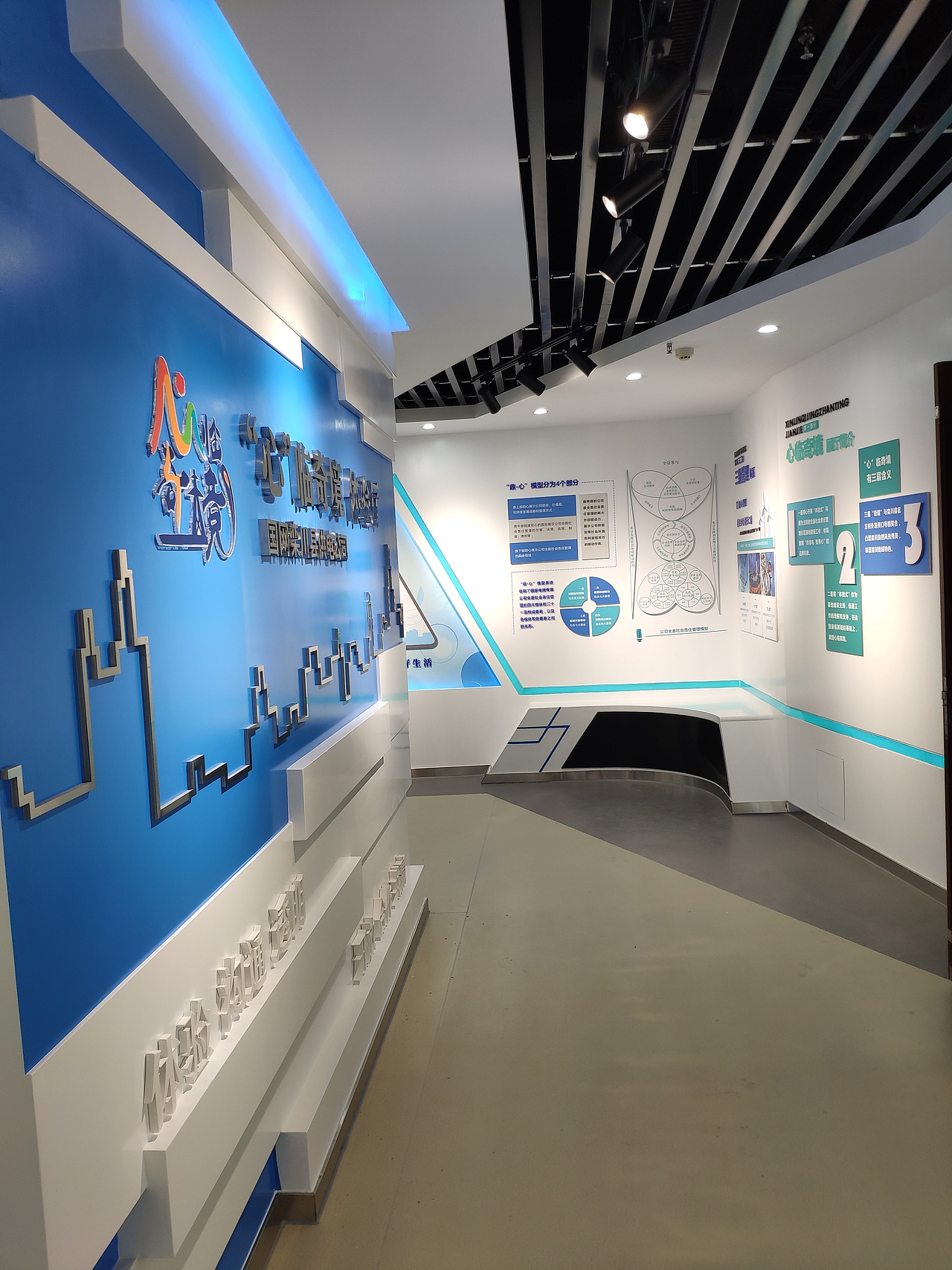 电网展厅立面布展