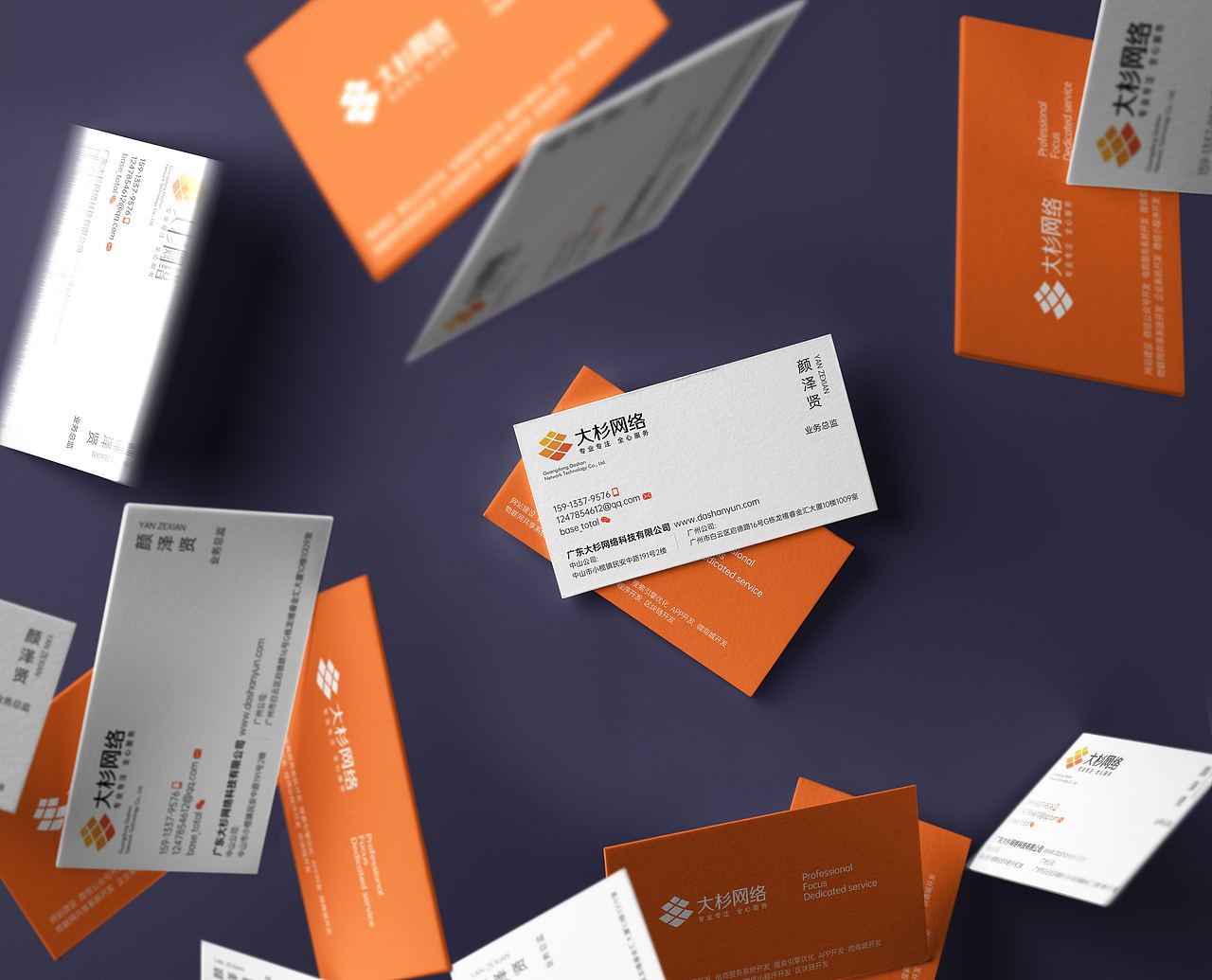 Dashan大杉网络 折页 名片 文化衫（图ZMjI3Mzk5Nzg0） - 宣传物料 - 站酷设计师_riny原创素材 - 站酷ZCOOL