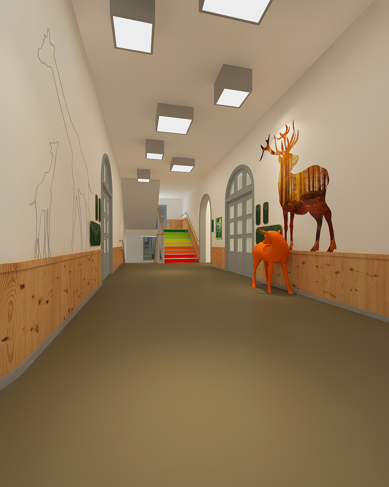 丶工作______Kindergarten（图ZNjI2NzgzNjA=） - 家装设计 - 站酷设计师张嘉胤丶原创素材 - 站酷ZCOOL