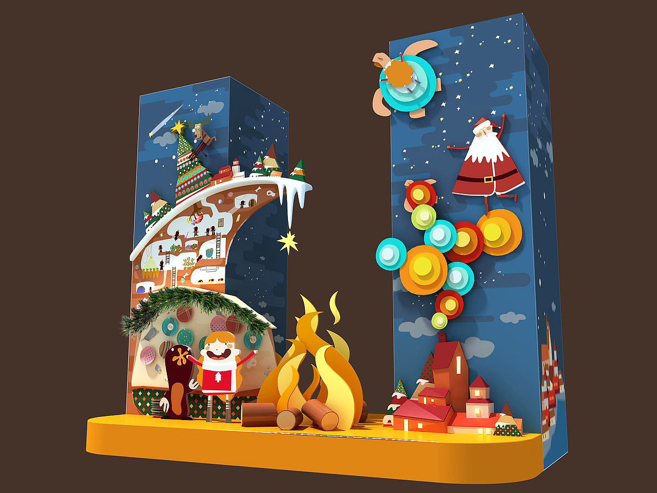 2016年商业美陈设计点位项目"奥拉奇遇记"