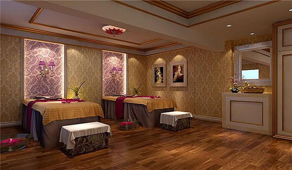 重庆美容院装修设计 女子养生会所装修 高级美容设计 鼎庭装饰作品