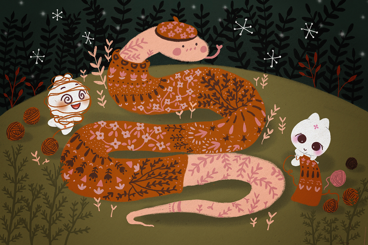 IP衍生插画——12生肖