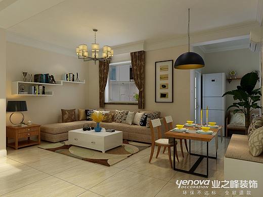 石家庄林荫大院装修-林荫大院97平现代简约风格