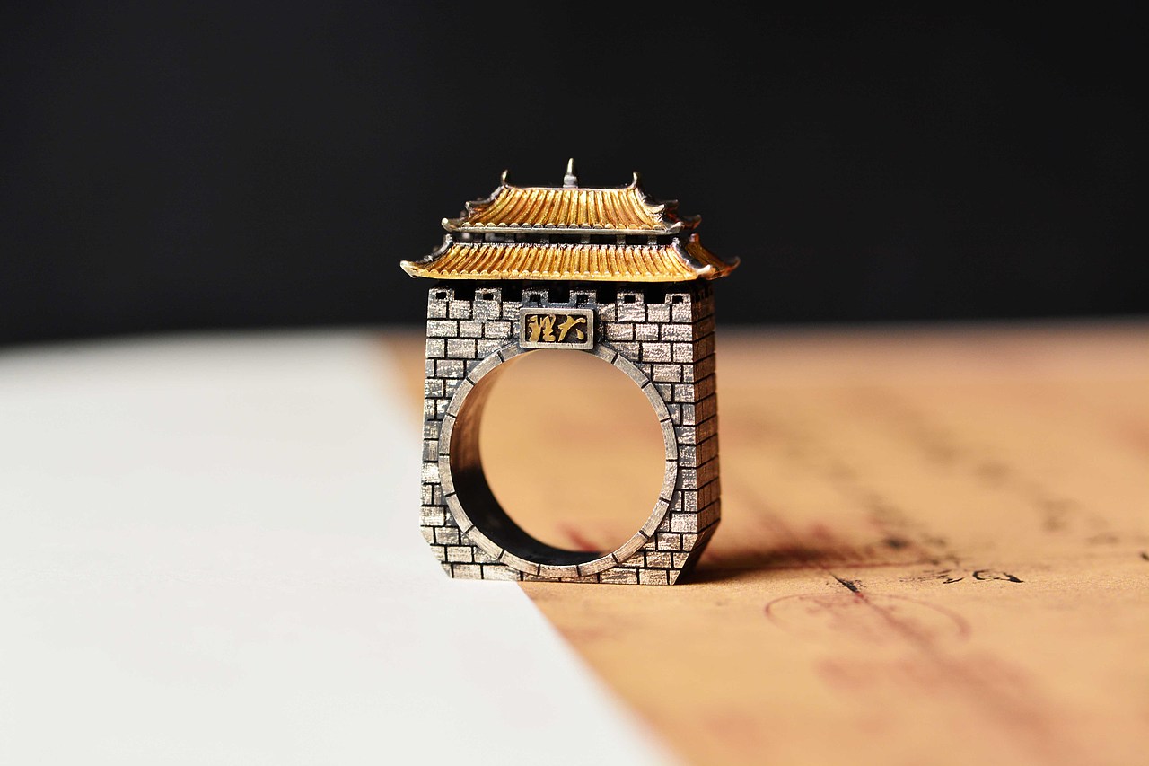 大理古城建筑|叶榆戒指吊坠印章（图ZMTYzOTE1ODUy） - 首饰设计 - 站酷设计师天使原创珠宝设计原创素材 - 站酷ZCOOL