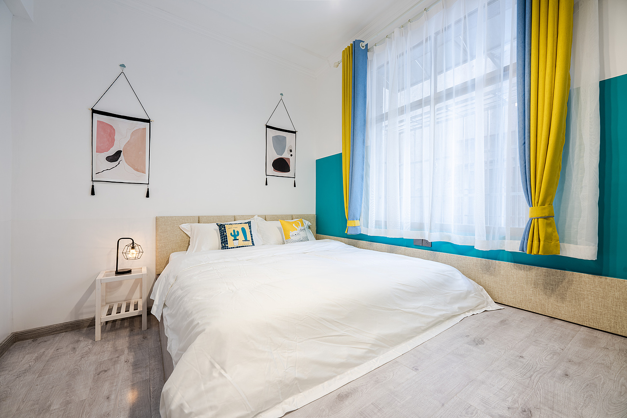 城市轻奢民宿建筑室内空间摄影