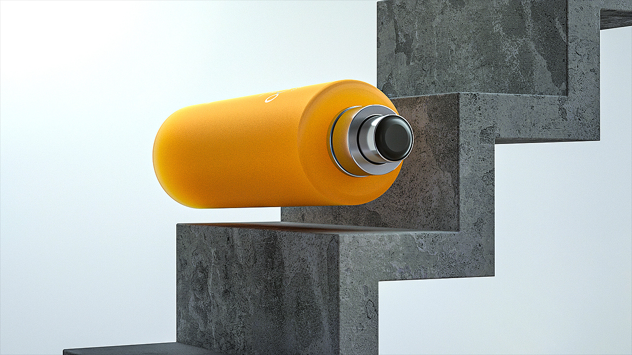 c4d工业风化妆品瓶子动力学动画三维渲染 - 原创作品 - 站酷(zcool)