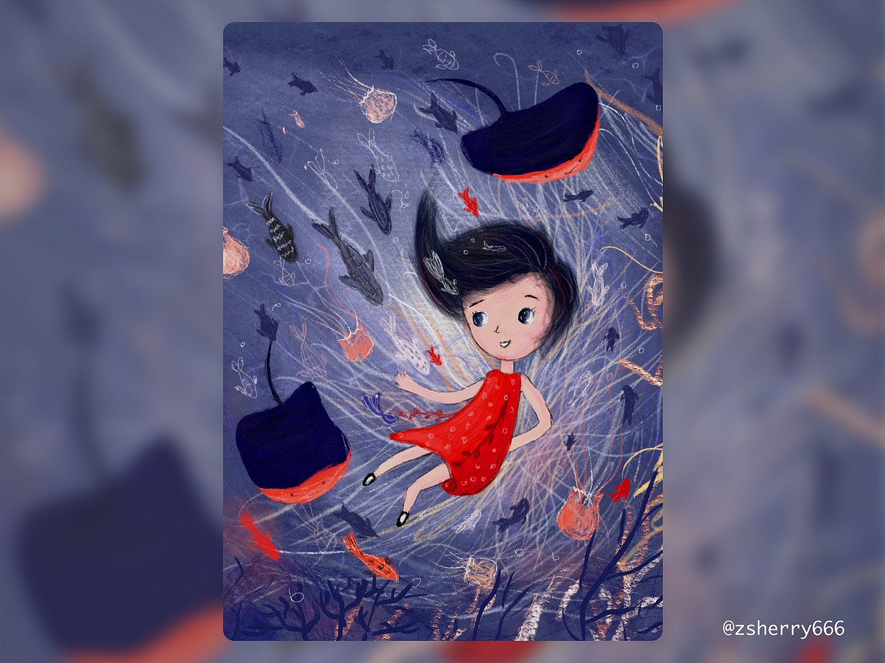 2019插画作品集（上）（图ZMTYzOTI2NDM2） - 创作习作 - 站酷设计师宝藏Sherry原创素材 - 站酷ZCOOL
