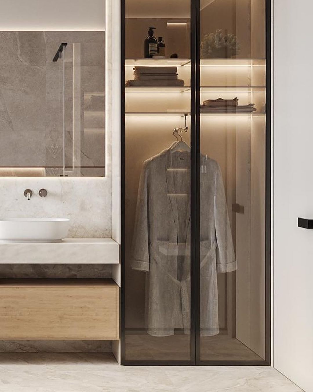 卫生间设计| 13㎡高品质精致感