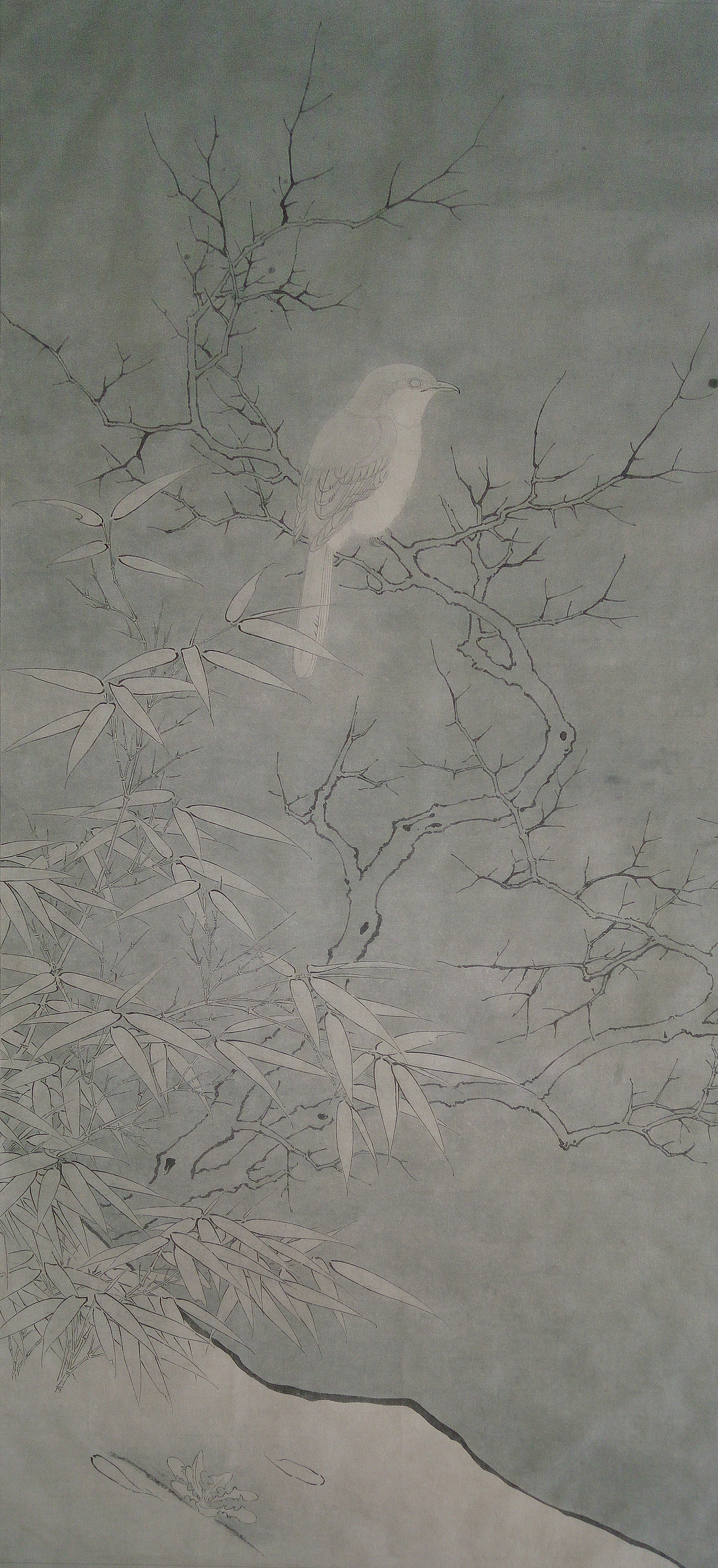 手绘-工笔-冬雪