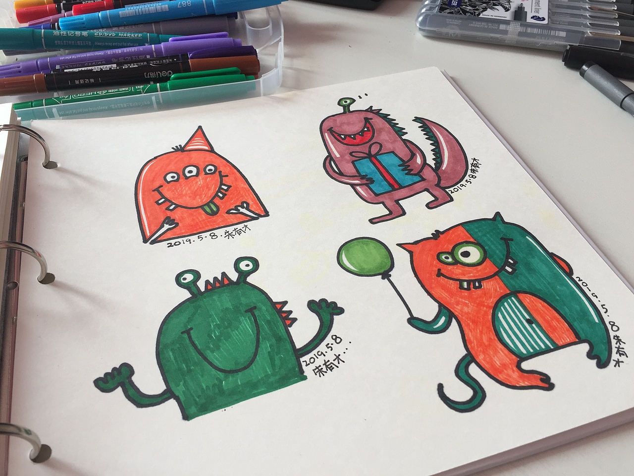 每日随手画记录（图ZMTU4ODY1MzYw） - 商业插画 - 站酷设计师朱有才画画原创素材 - 站酷ZCOOL