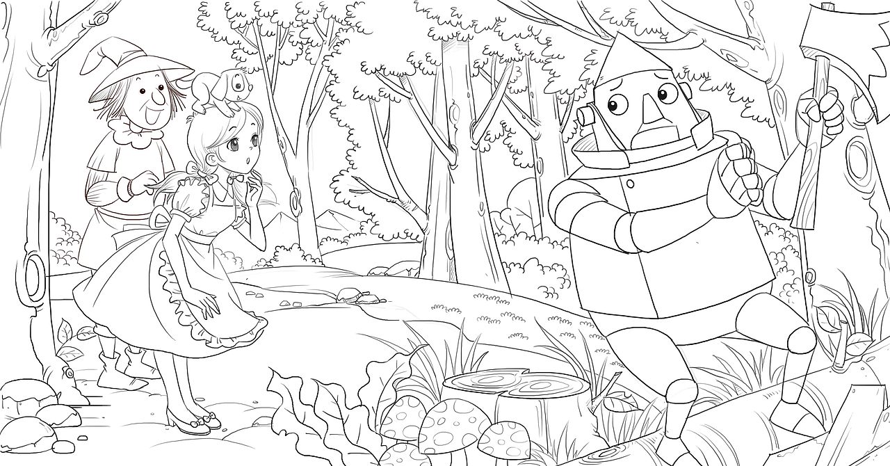 工作时画的一些儿插线稿