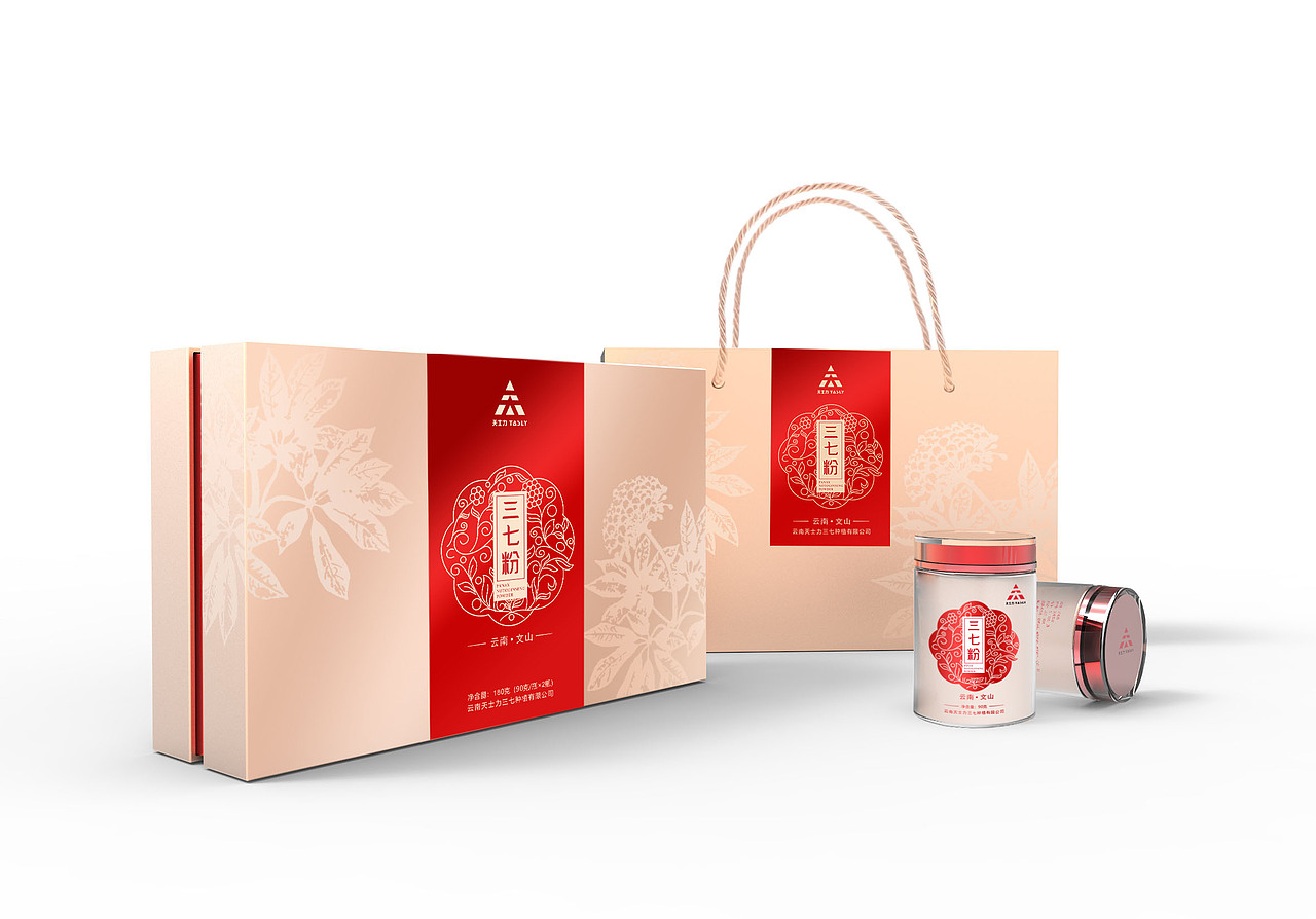 天士力三七粉系列化包装设计|平面|包装|创意啥东东 - 原创作品