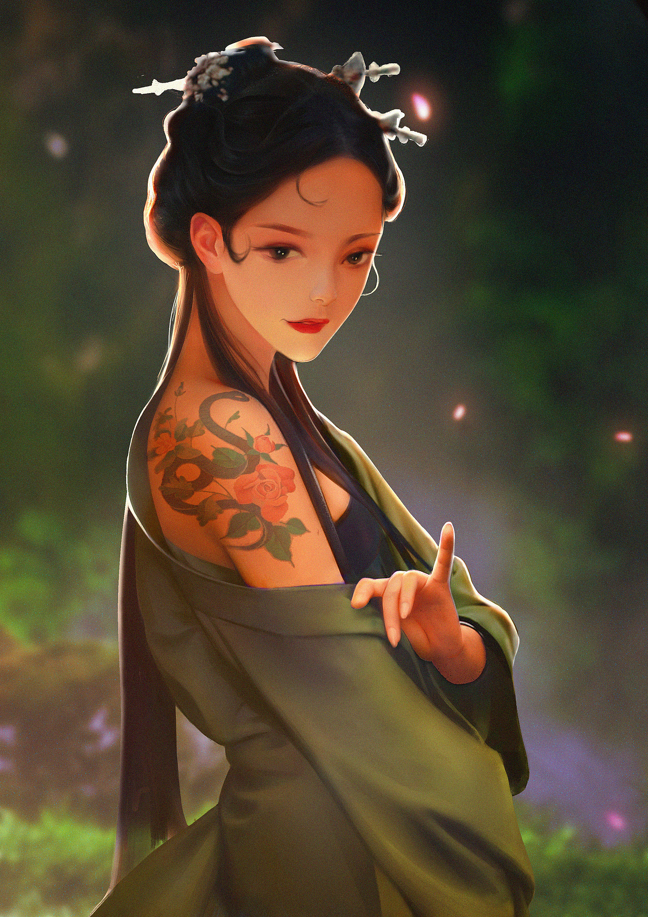 青蛇（图ZMjI2NTI4NTAw） - 游戏原画 - 站酷设计师林艺驰原创素材 - 站酷ZCOOL