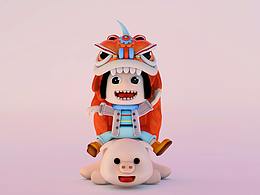 C4D 卡通人物練習