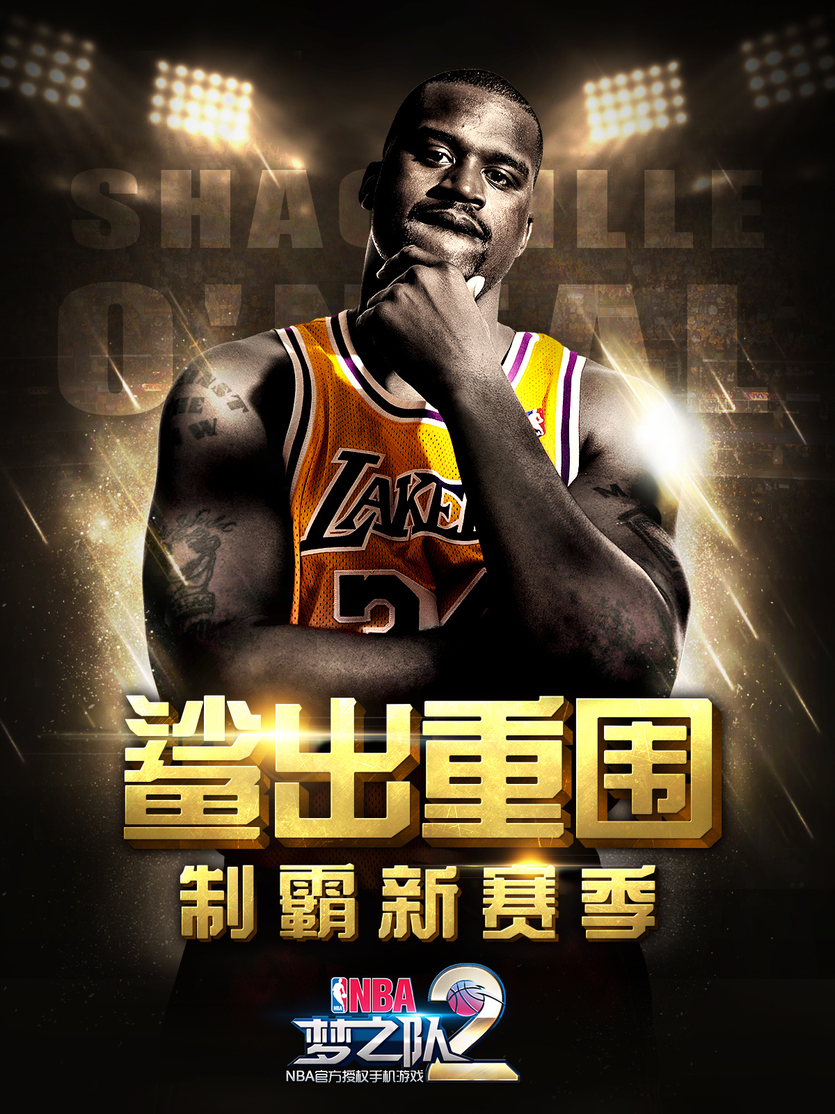 nab 运动 篮球 奥尼尔 海报