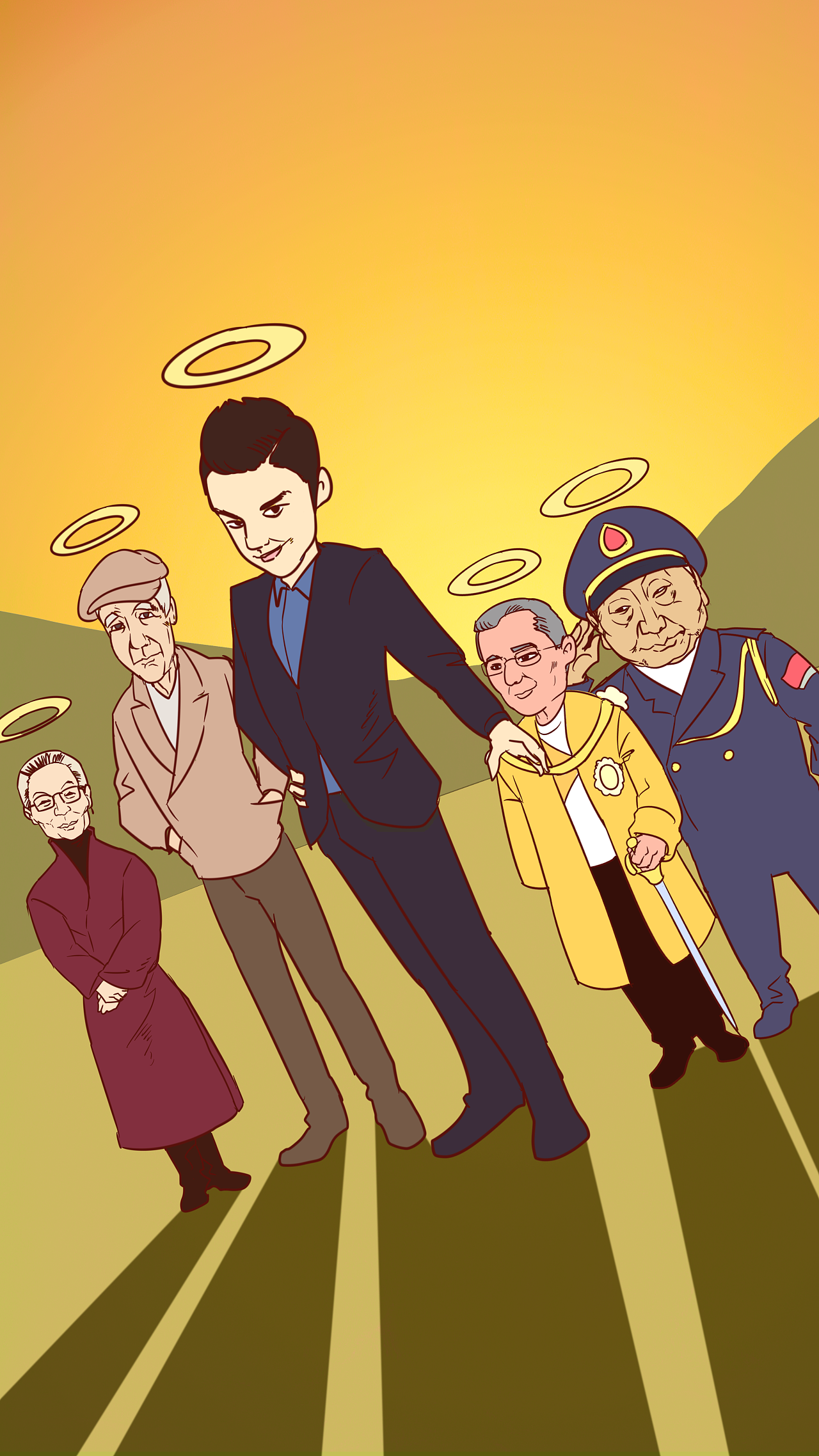 阿里uc头条 2016年终策划h5 配图