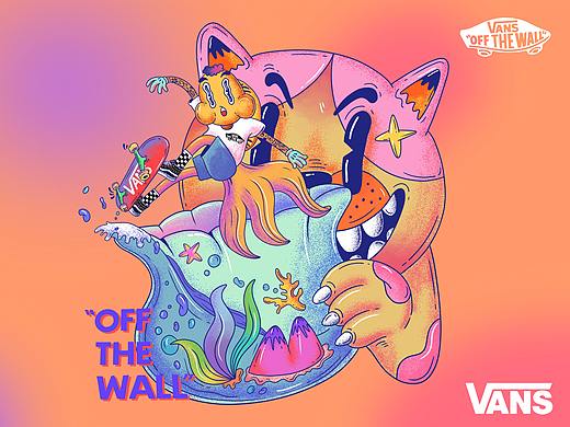 #VANS#艺术家 艺术TEE征集活动(个人主页-ZMjc1Mzc1MDA=) - 新锐潮流插画 - 站酷设计师Lennon列侬原创素材 - 站酷ZCOOL
