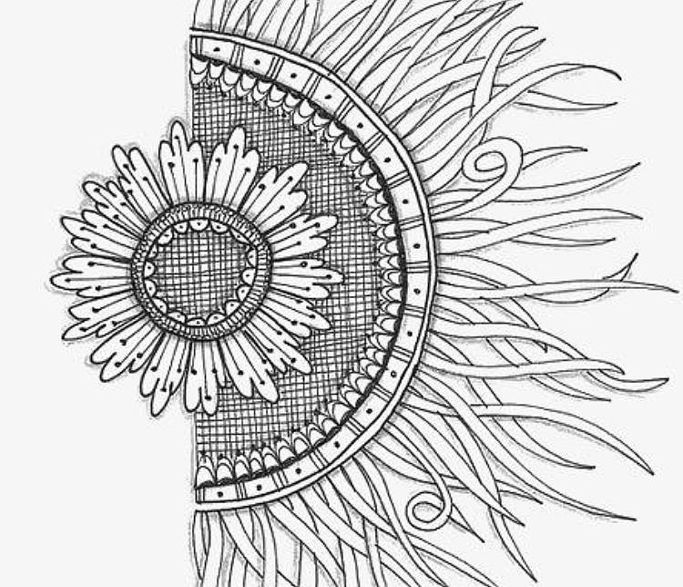 菊花|平面|图案|crazy时光_临摹作品-站酷zcool