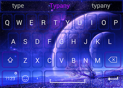 海外输入法星空主题
