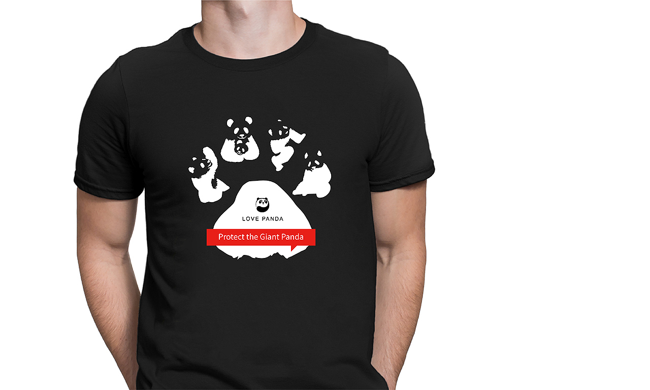 iPanda熊猫T恤图案设计（图ZMTI5MTE0NTgw） - 商业插画 - 站酷设计师江小怪原创素材 - 站酷ZCOOL