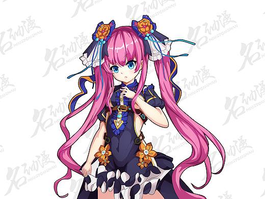 日系礼服双马尾少女