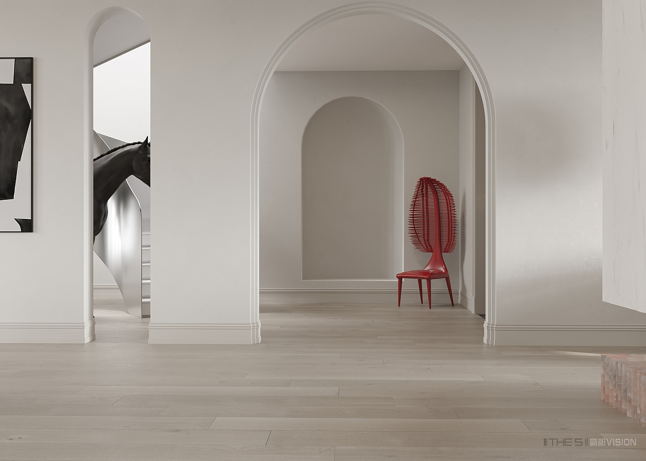 法式现代主义 铁蛋和翠花得新居 一层（图ZMjgxOTIzMTE2） - 家装设计 - 站酷设计师霸都THES原创素材 - 站酷ZCOOL