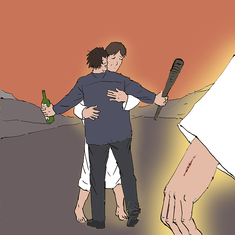 只有爱罪人如同自己,甘愿舍自己救别人的人.他们是真正跟随耶稣的人.