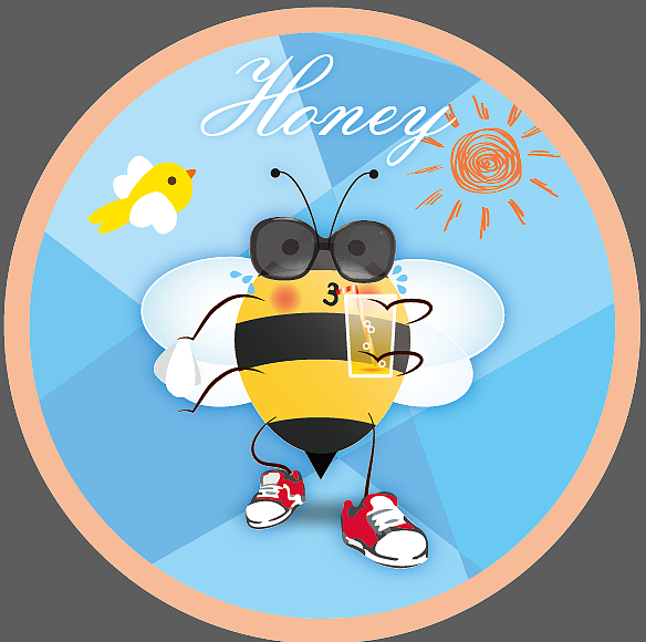 蜜蜂插画（图ZODgxNTEyMDg=） - 商业插画 - 站酷设计师octopus35原创素材 - 站酷ZCOOL