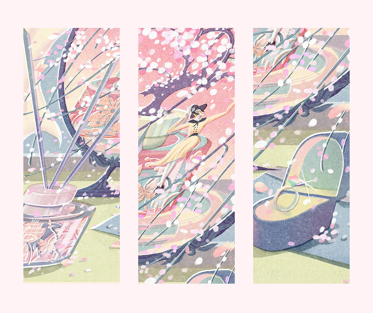 节气插画-春分（图ZMzM2MDEwNTEy） - 艺术插画 - 站酷设计师叁廿又拾壹原创素材 - 站酷ZCOOL