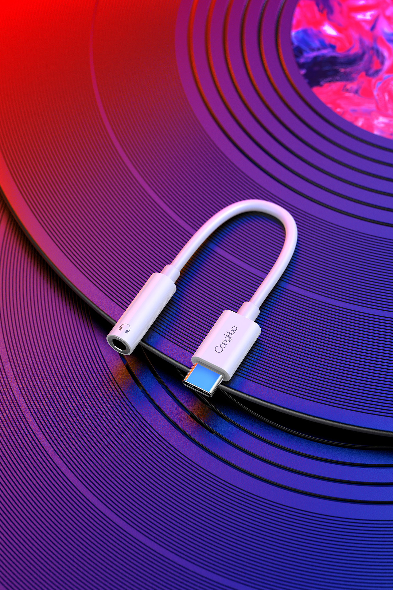 白色音频转接头场景套图+一些杂图渲染（图ZMTY5NjMxMjEy） - 产品 - 站酷设计师迷仙原创素材 - 站酷ZCOOL