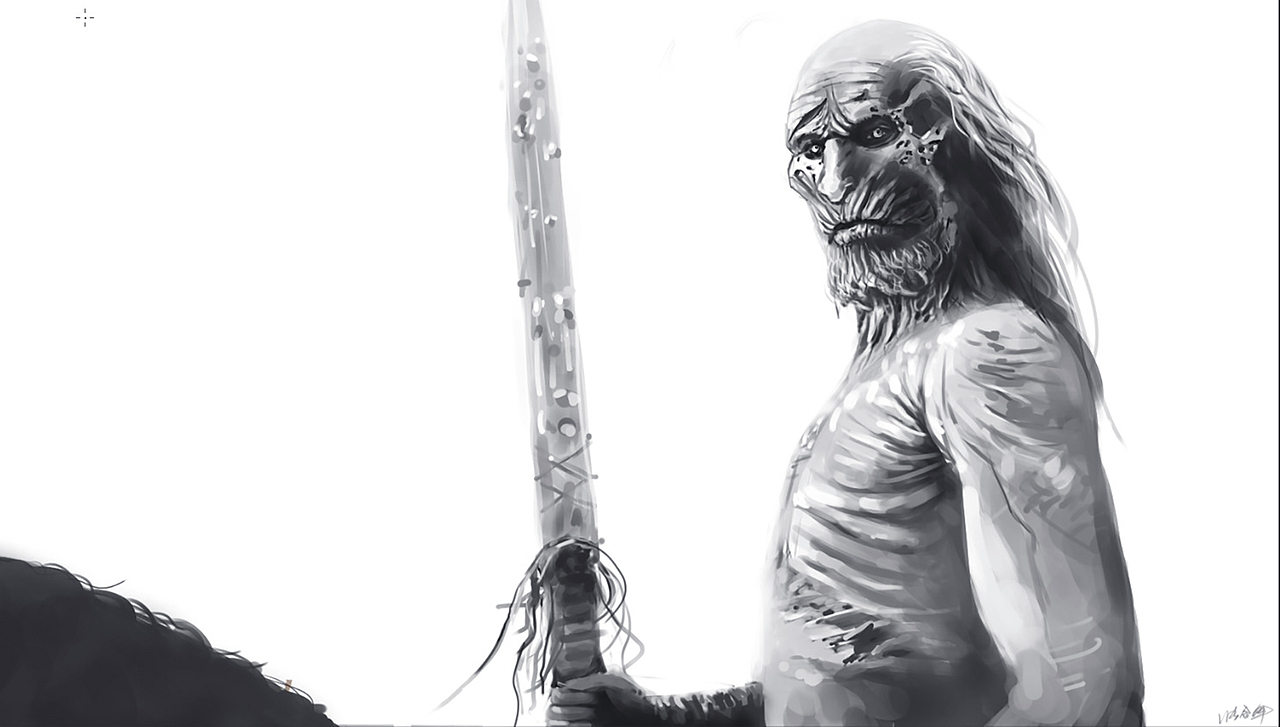 white walker sketch（图ZMjg2MjYxMjY4） - 创作习作 - 站酷设计师張金輝原创素材 - 站酷ZCOOL