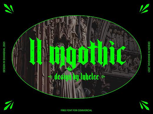 LL MGothic | 西文哥特字体