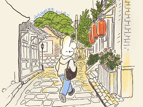 忽冷忽热的五月｜日常小画