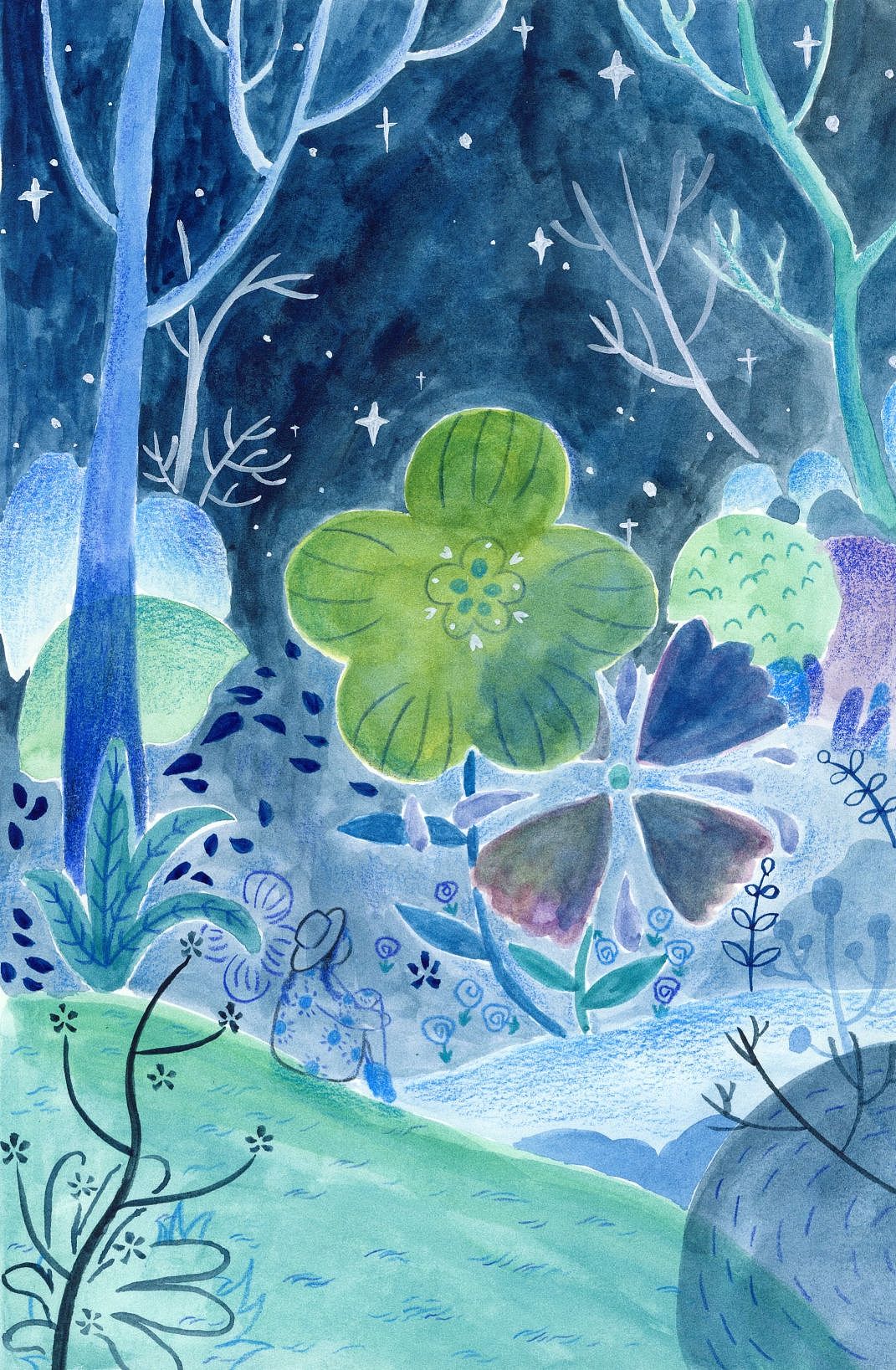 手绘插画合集《万物生长》（图ZMzY5MTc0MjI4） - 儿童插画 - 站酷设计师肉肉lauretta原创素材 - 站酷ZCOOL