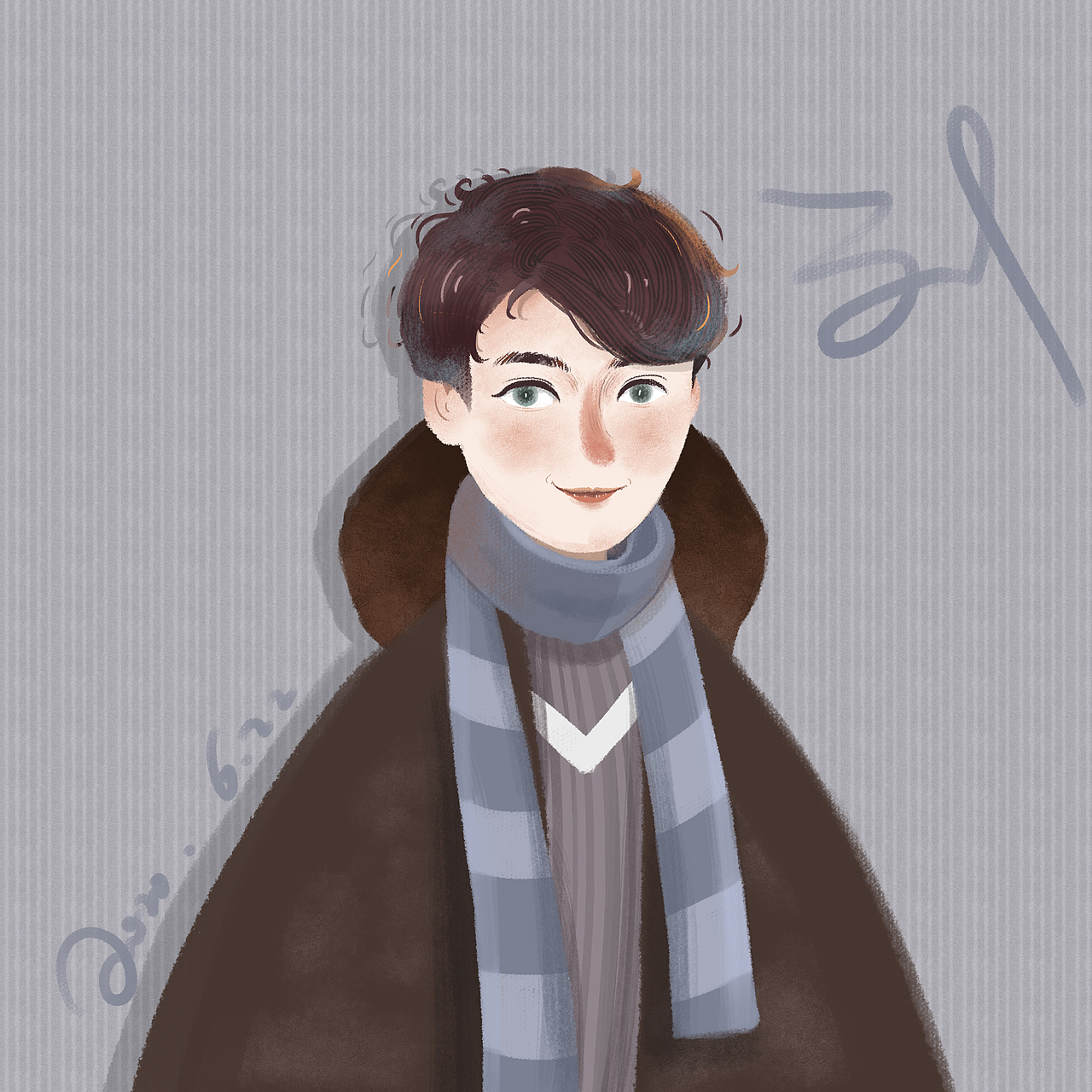 插画头像（图ZMjQwMDEwMjQw） - 创作习作 - 站酷设计师辣个boy原创素材 - 站酷ZCOOL