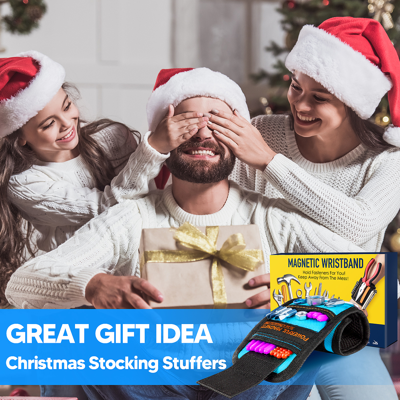 多功能蓝色腕带