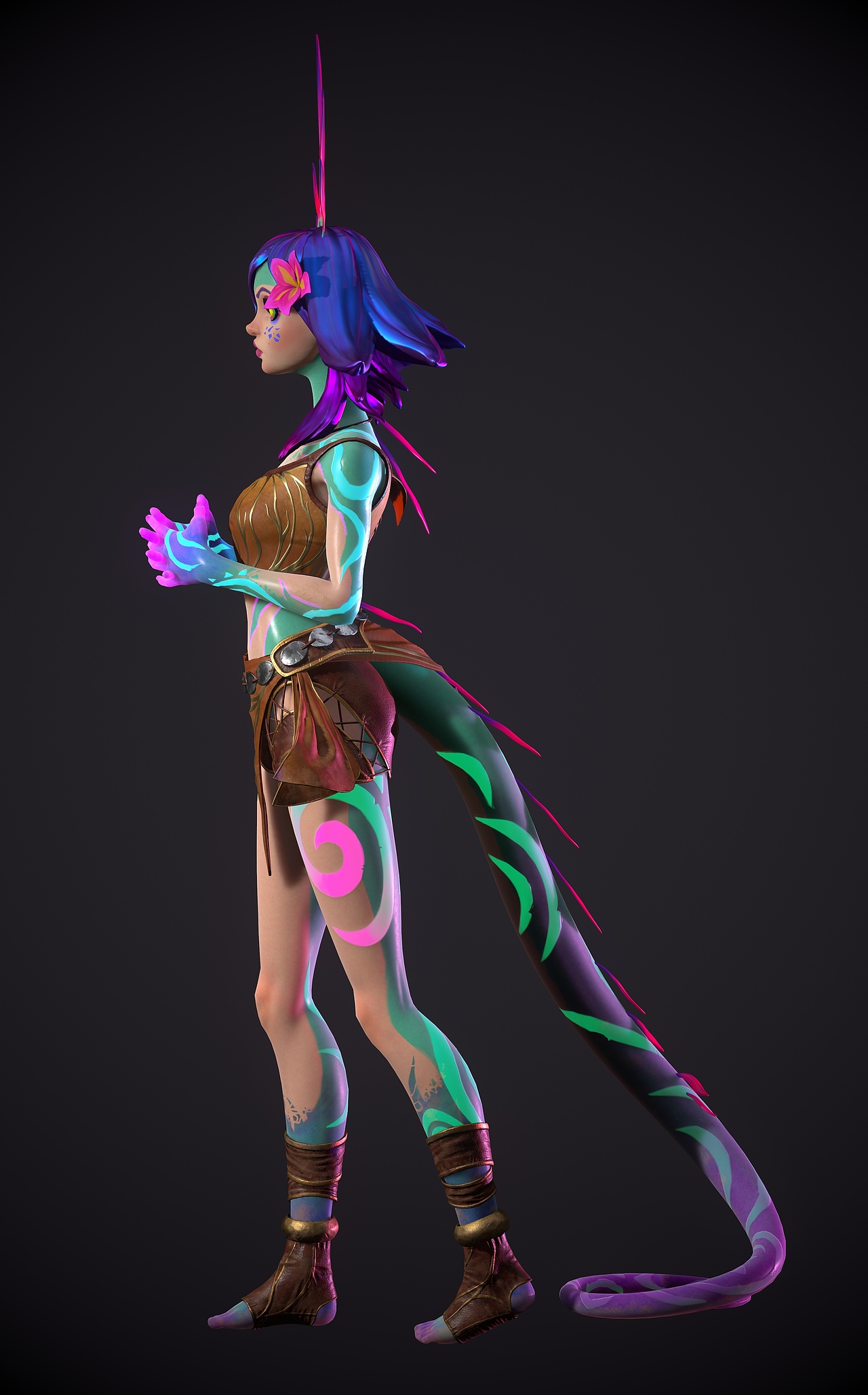 次世代同人作品neeko和虚空掠夺者卡兹克