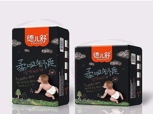 德儿舒 - 纸尿裤包装设计哪家好|在水一方品牌策划