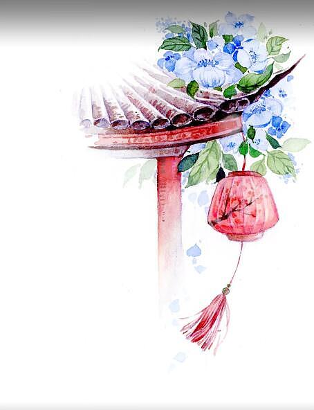 古风素材（图ZMTQ3ODAwMDEy） - 商业插画 - 站酷设计师鸿飛插画原创素材 - 站酷ZCOOL