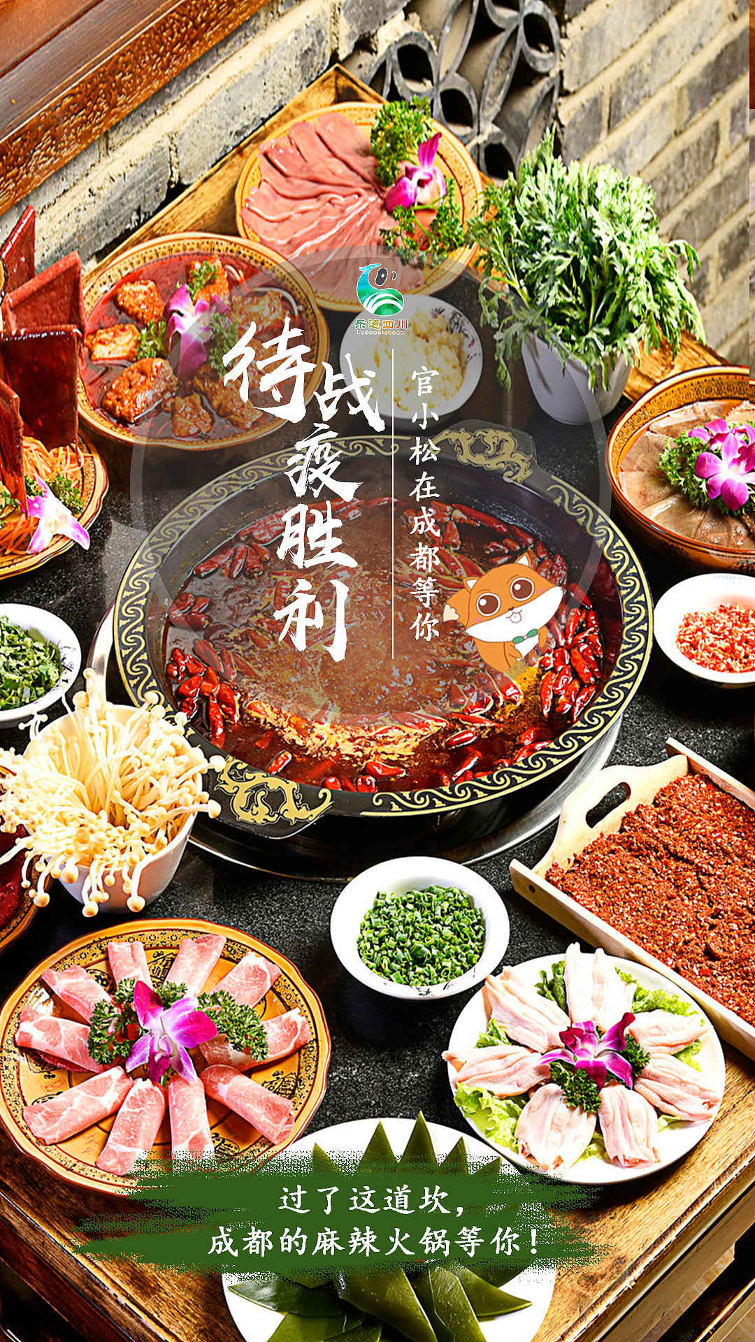 美丽四川旅游成都景点九宫格