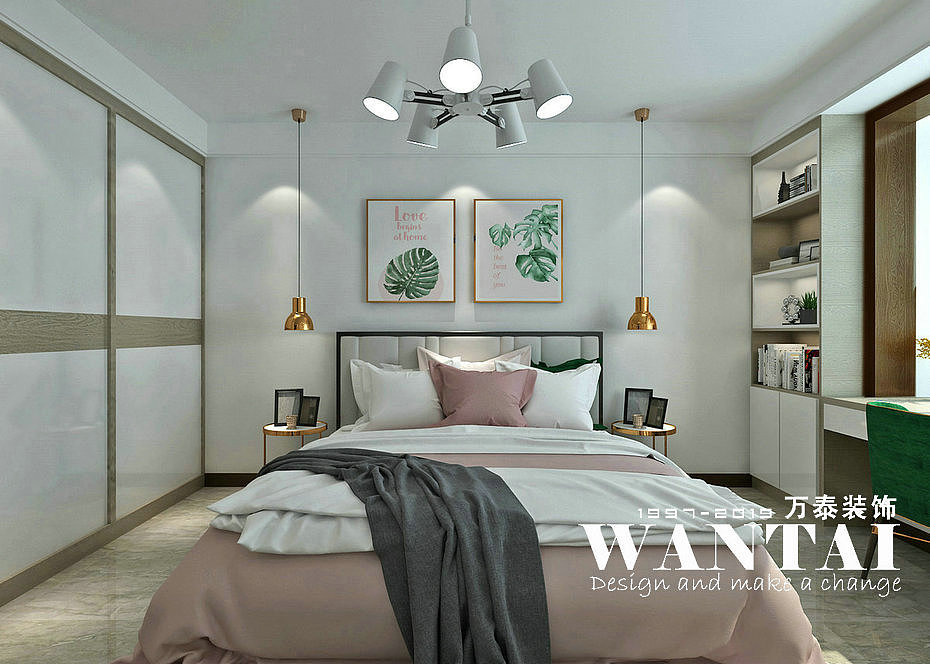 泰安恒基都市森林164m²现代轻奢风格装修效果图—李瑞